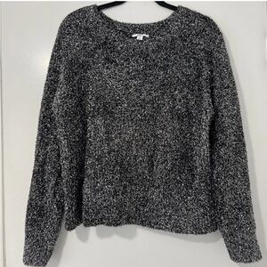 Bar III Tinsel Metallic Shimmer Holiday Sweater  Women’s M